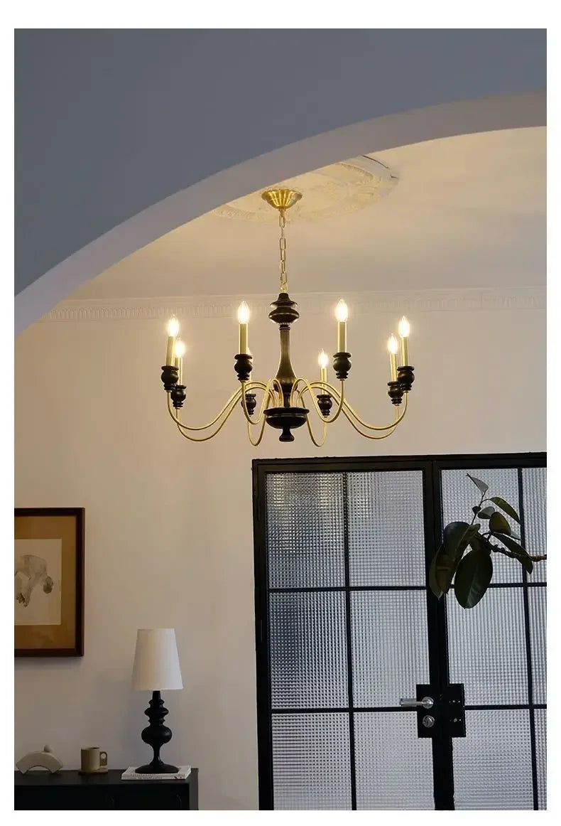 Afralia™ Metal Pendant Lamp | French American Retro Kitchen Dining Room Bedroom Light