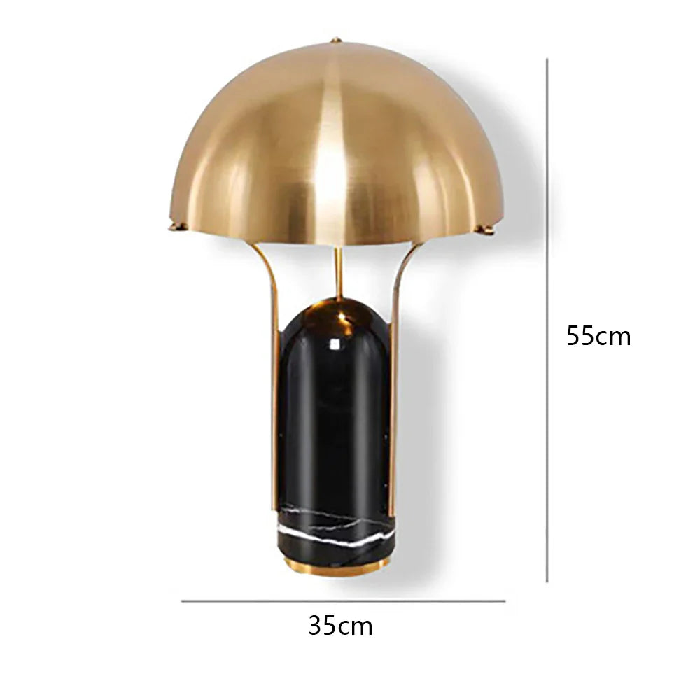 Afralia™ Marble Desk Lamp: Modern Nordic Bedside Table Light