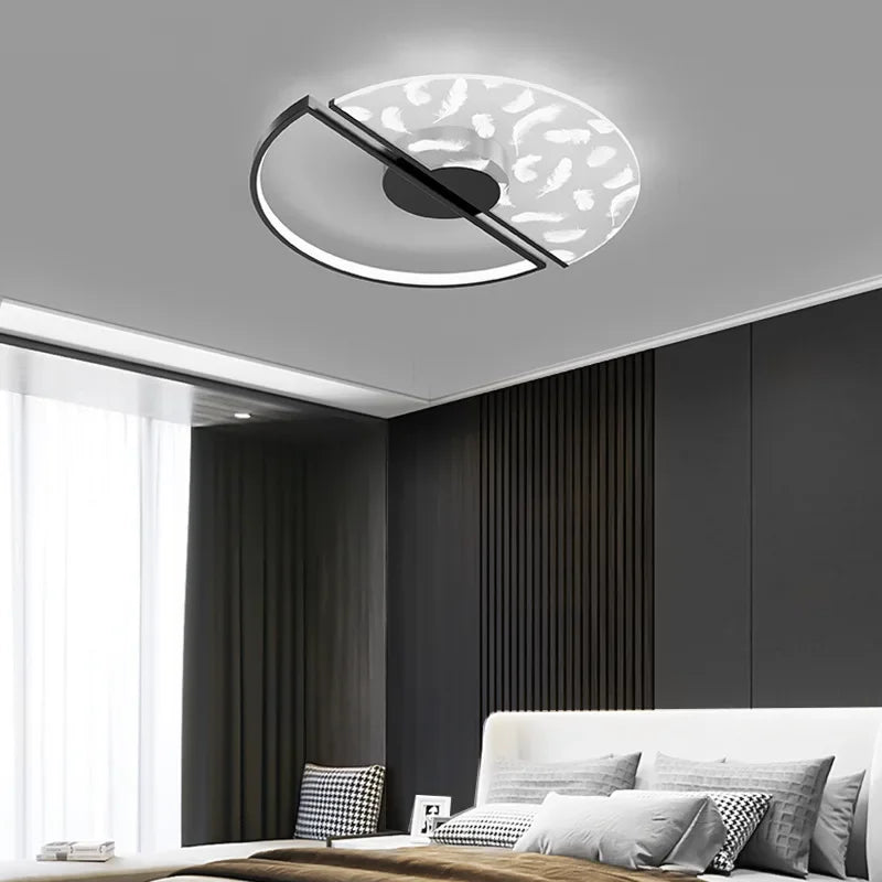 Afralia™ Modern LED Ceiling Lamp: Illuminate Your Living Spaces with Style