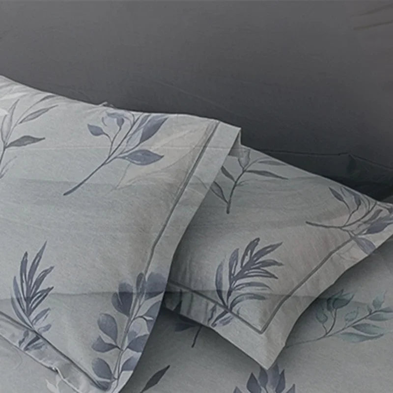 Afralia™ Luxury Cotton Printing Bedding Set - High Quality Cozy Double Quilt Cover Kit