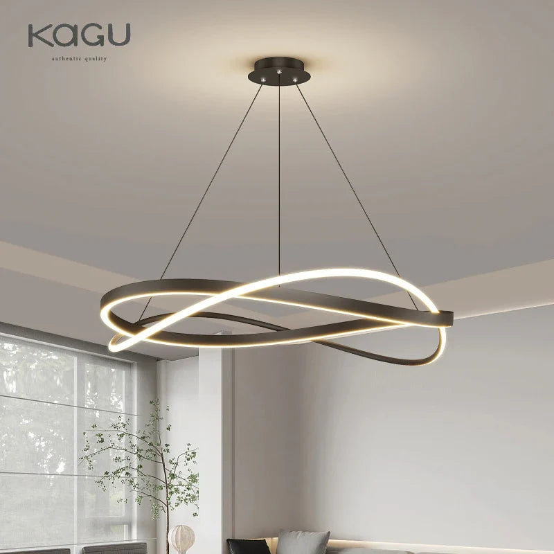Afralia™ Light Luxury Pendant Ceiling Lamp for Living Room Bedroom Decor