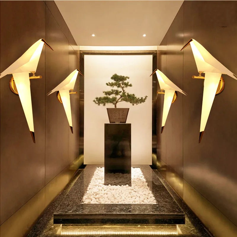Afralia™ Modern Bird LED Pendant Chandelier for Home Living Room Bedroom Lighting