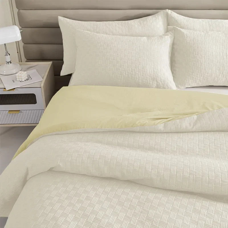 Afralia™ Comforter and Pillowcase Quilt Set: Soft, Breathable, and Durable for Queen Bed