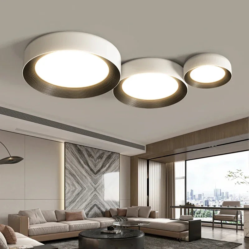 Afralia™ LED Ceiling Lights: Modern Dimmable Square Circular Lamps for Bedroom, Aisle, Home Lighting