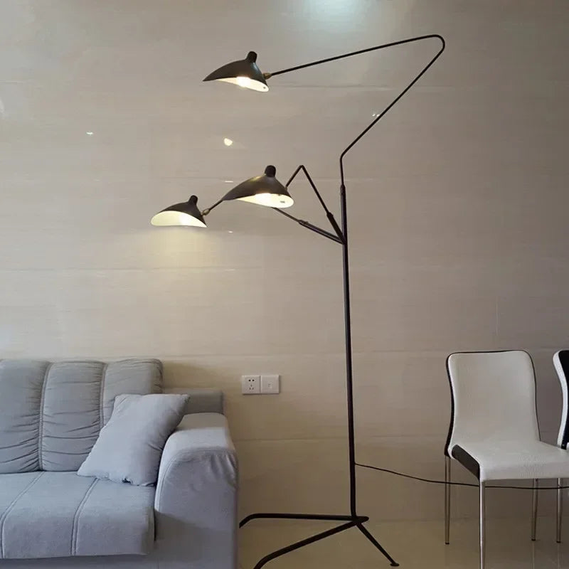 Modern Afralia™ Tripod Floor Lamp for Bedroom and Living Room