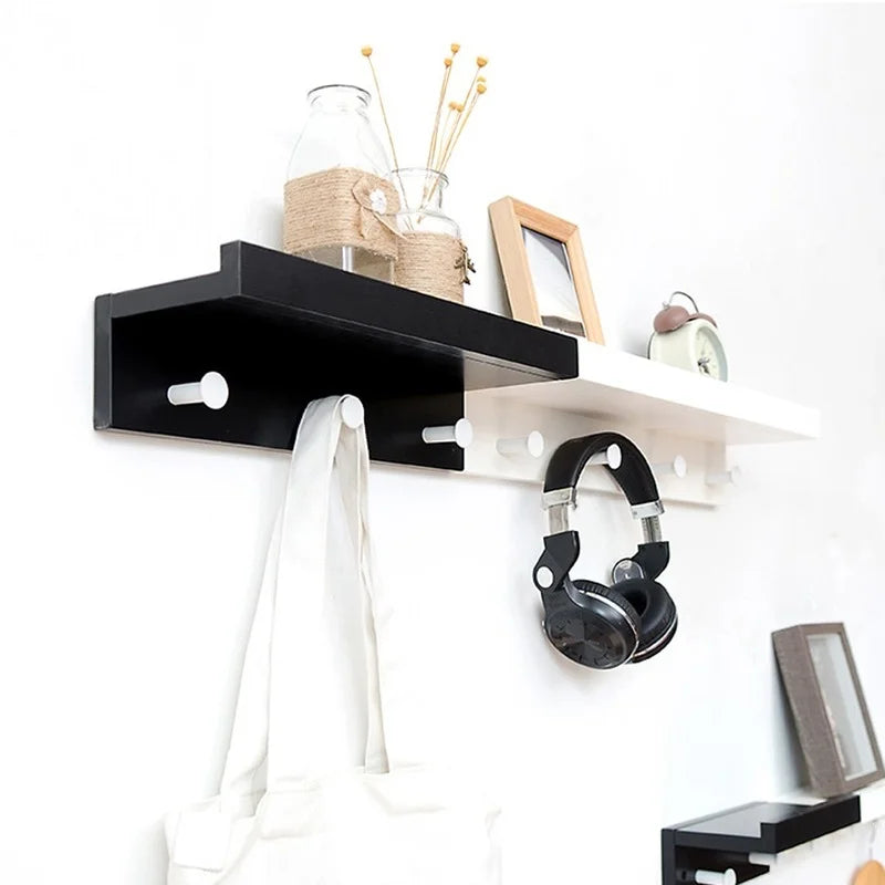 Afralia™ Wall Shelf Iron Partition Board Home Storage Rack