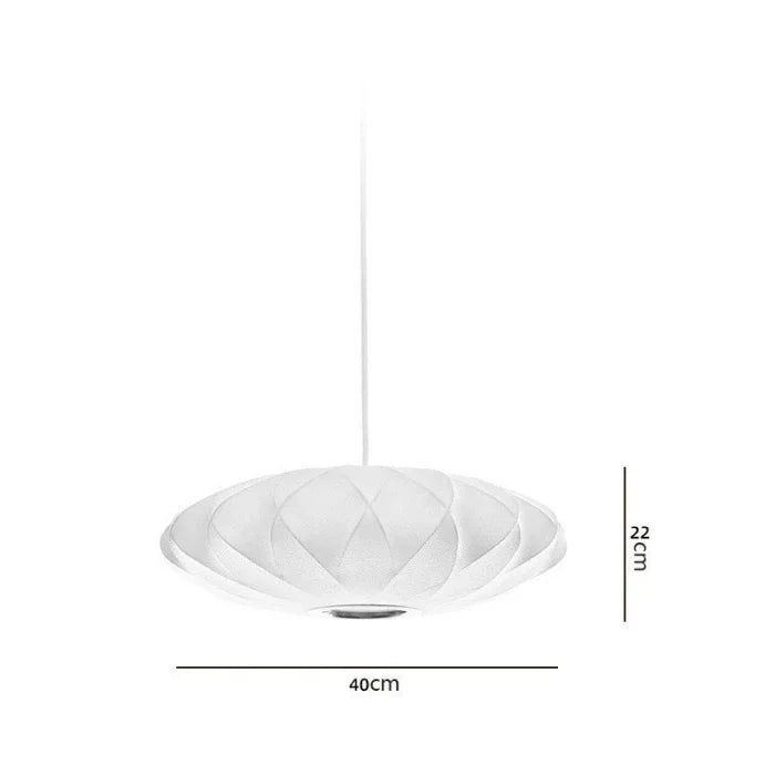 Afralia™ Bubble Silk Pendant Chandelier for Dining Living Room Kitchen Island & Bedroom