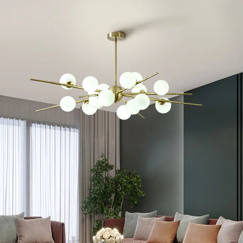 Afralia™ Nordic Style Molecular Branch Chandelier