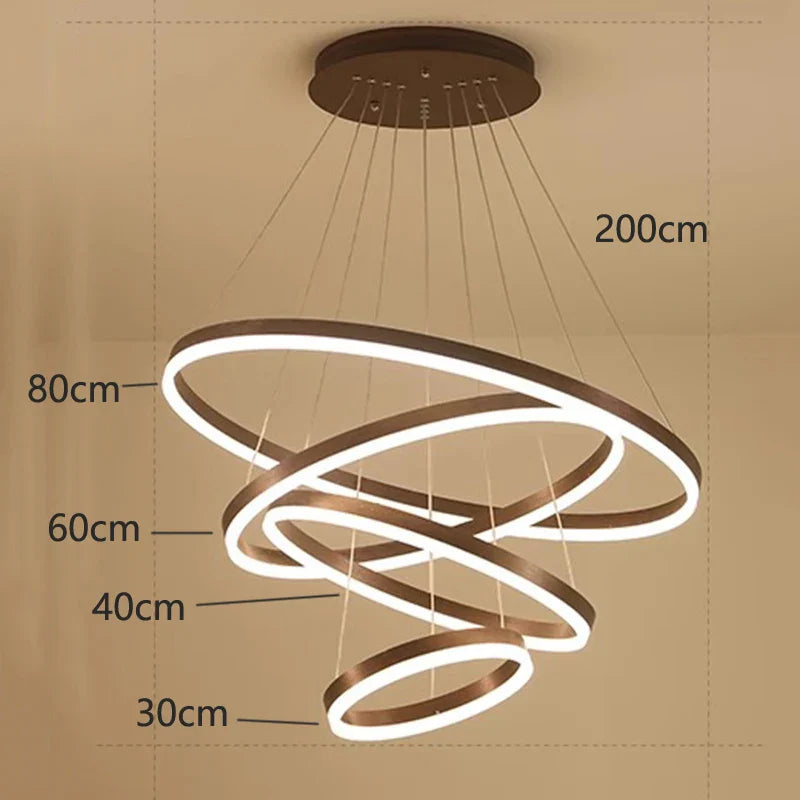 Afralia™ Crystal Chandelier Stair Pendant Lamp Living Room Pendant Lights Interior Lighting