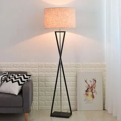 Afralia™ Minimalist Iron Stand Floor Lamp for Modern Home Decor