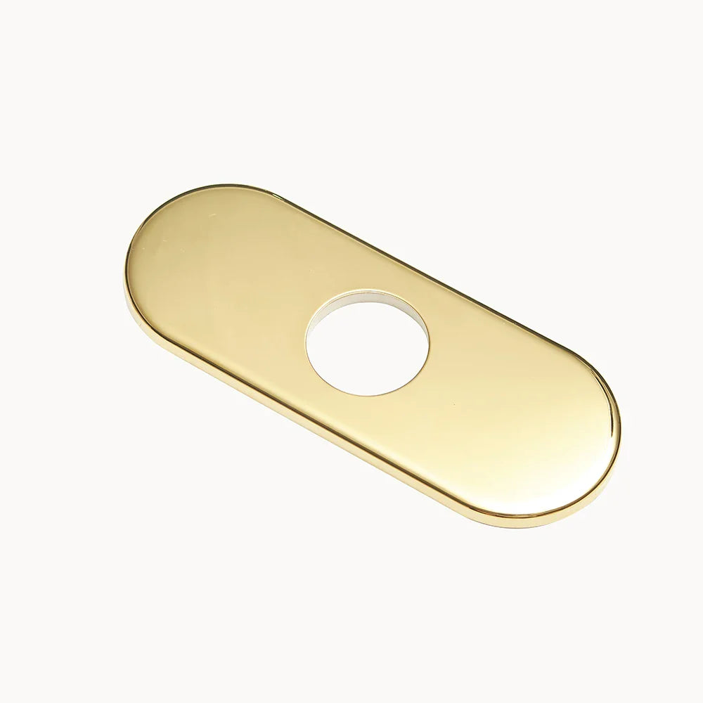 Afralia™ 6 inch Deck Plate for Bathroom Faucet, Sink Mounting Escutcheon 4014