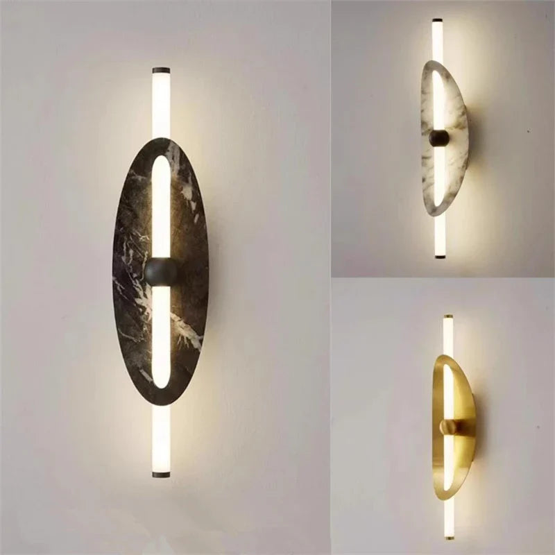 Afralia™ Time Travel Luxury Wall Lamp: Bedroom Living Room Background Light