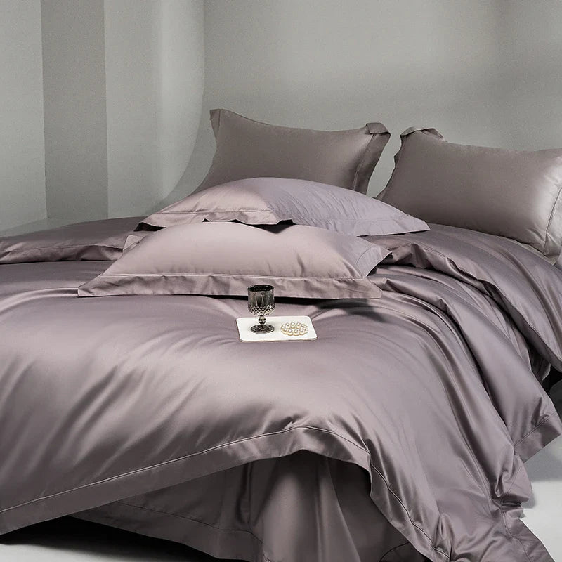 Afralia™ Silky Soft 1400TC Egyptian Cotton Bedding Set - Queen King Sizes