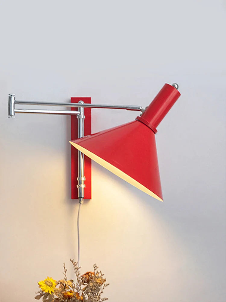 Afralia™ Rocker Wall Lamp: Modern Bauhaus Foldable Reading Light for Bedroom, Study, Living Room