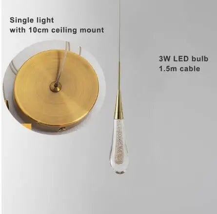 Afralia™ Modern LED Crystal Chandelier for Living Room, Bedroom, and Stair Lighting