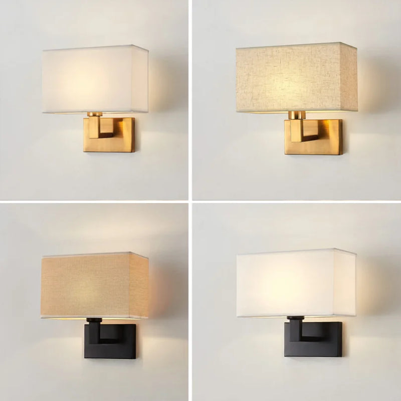 Afralia™ Modern Nordic Wall Sconce Lights for Hotel Bedroom Bedside Decoration