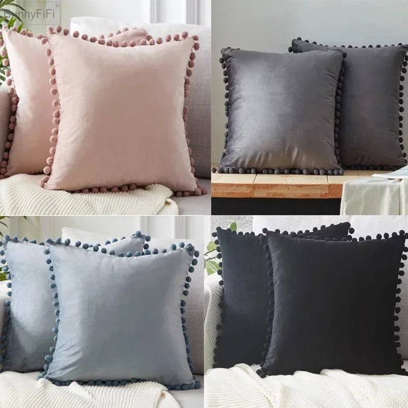 Afralia™ Velvet Cushion Cover: Soft & Stylish Decor for Home & Sofa