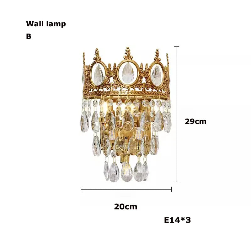 Afralia™ Crystal LED Pendant Light for Living Room
