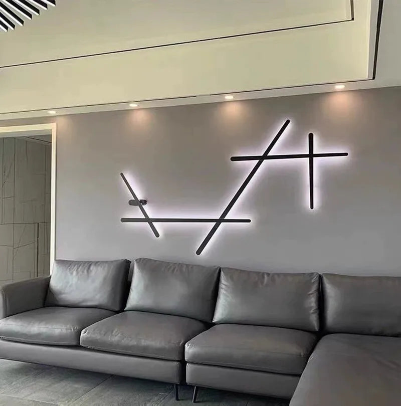 Afralia™ Rotatable LED Wall Lamp for Living Room Bedroom Hallway Staircase - Modern Minimalist Design