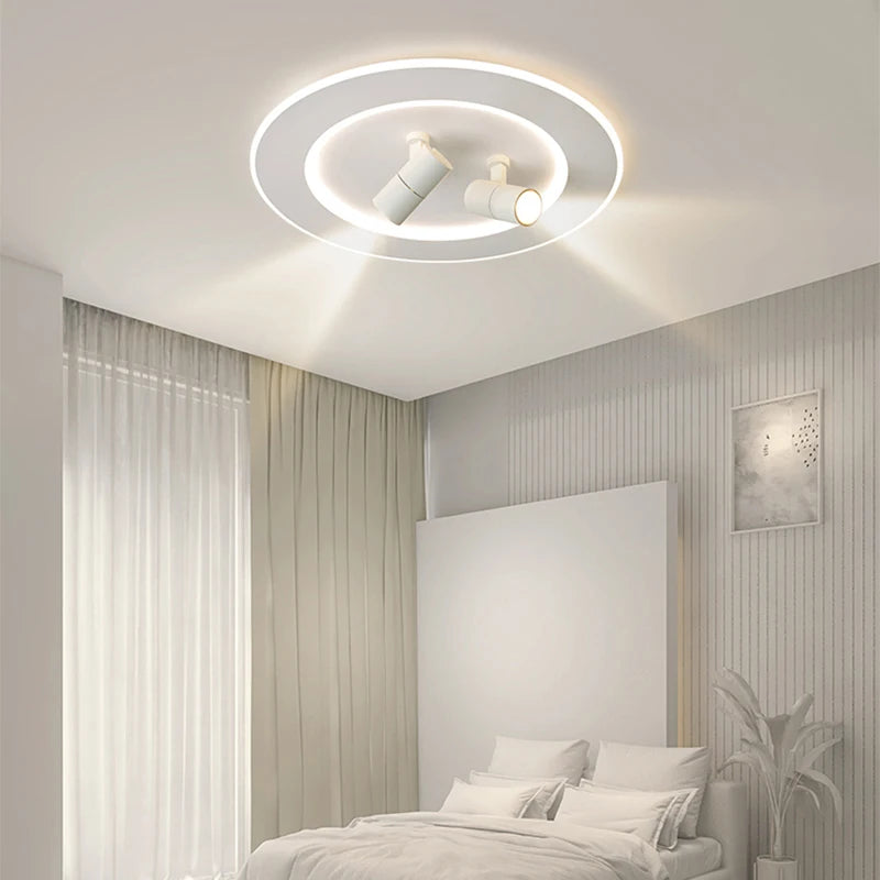 Afralia™ Modern LED Ceiling Lamps with Spotlight - Stylish Corridor Chandeliers for Living and Dining Rooms