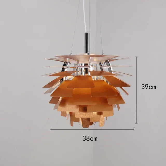 Afralia™ Pinecone LED Pendant Light for Contemporary Décor in Living Room, Bedroom & Cafe
