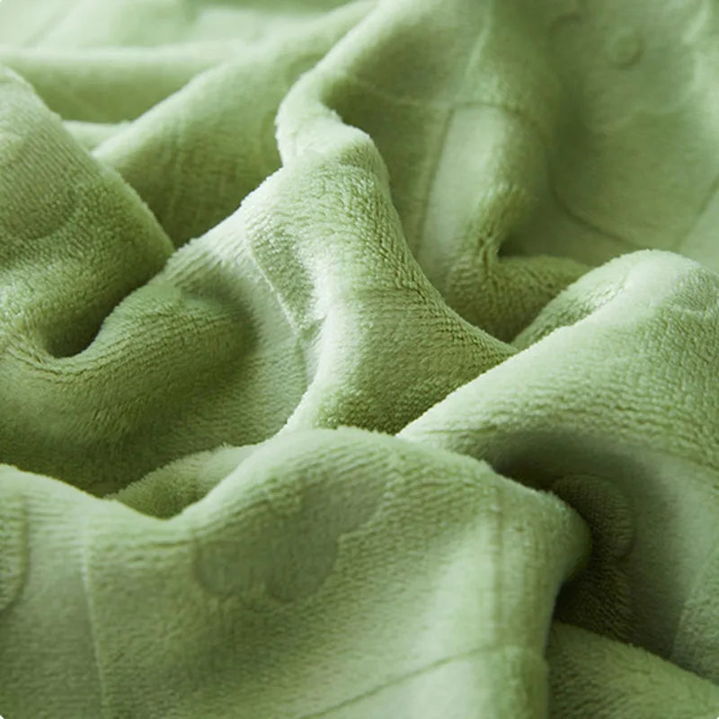 Afralia™ Jacquard Milk Velvet Air Conditioning Blanket | All Seasons Warmth & Travel Shawl