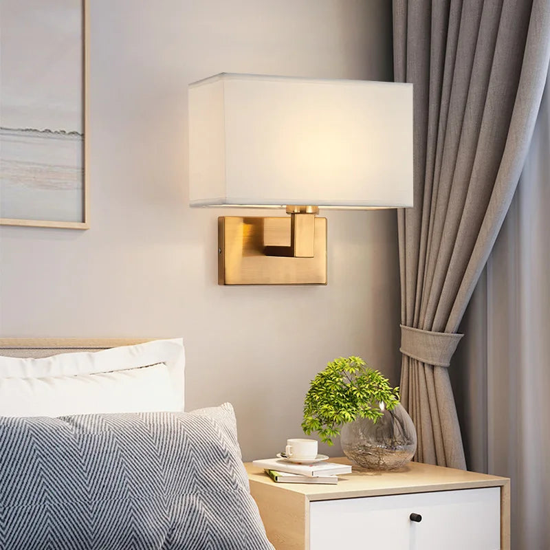 Afralia™ Modern Minimalist Bedroom Loft Wall Sconce Lamp LED Reading Lamp