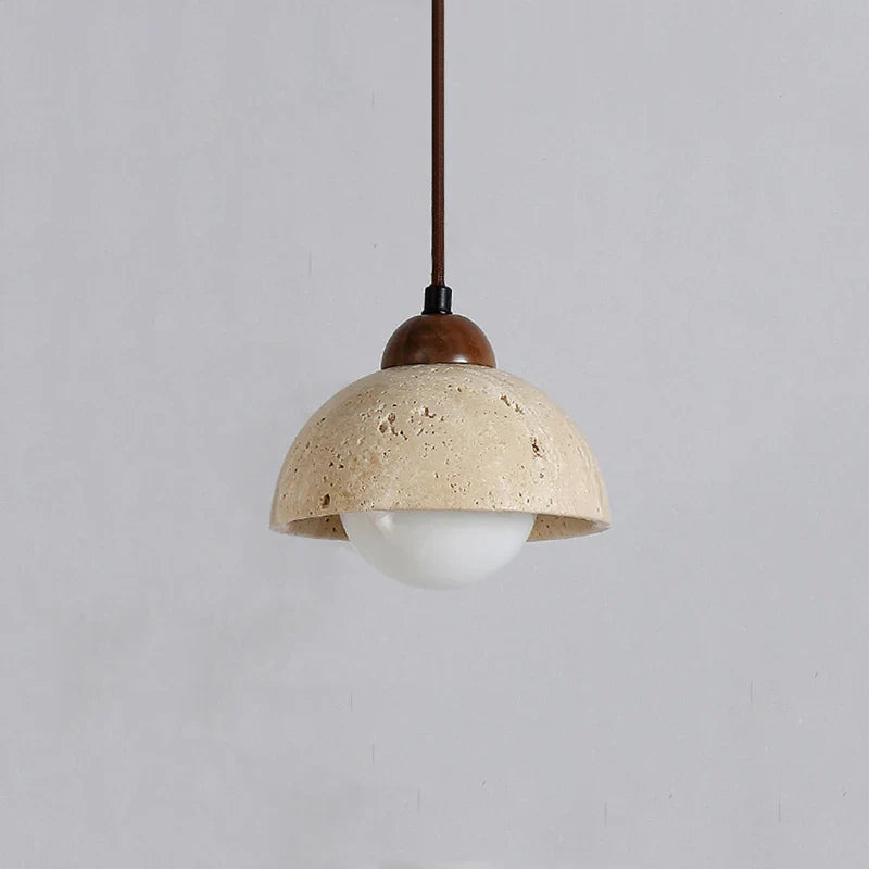 Afralia™ Travertine Pendant Light for Dining Desk, Bar, and Hotel Decor
