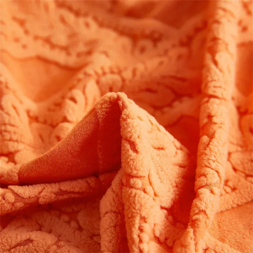 Afralia™ Jacquard Velvet Sofa Seat Covers: Luxury Polar Fleece Stretch Protector