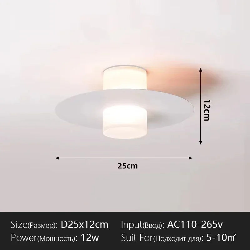 Afralia™ Modern Nordic Ceiling Light for Home, Bedroom, Living Room, LED Lamp