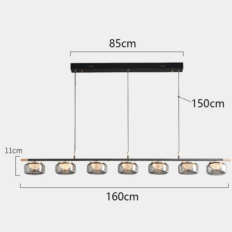 Afralia™ Nordic Dining Room Pendant Light Chandelier for Indoor Living Room