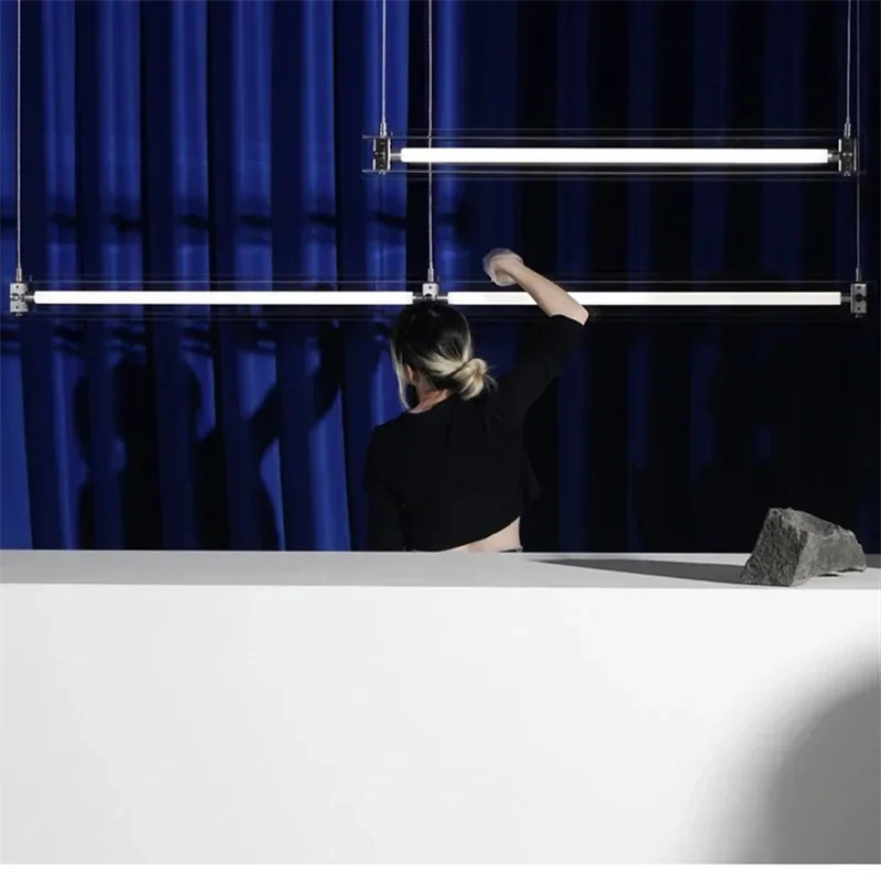 Afralia™ Modern Glass Chandelier Light for Luxury Office & Hotel Lighting