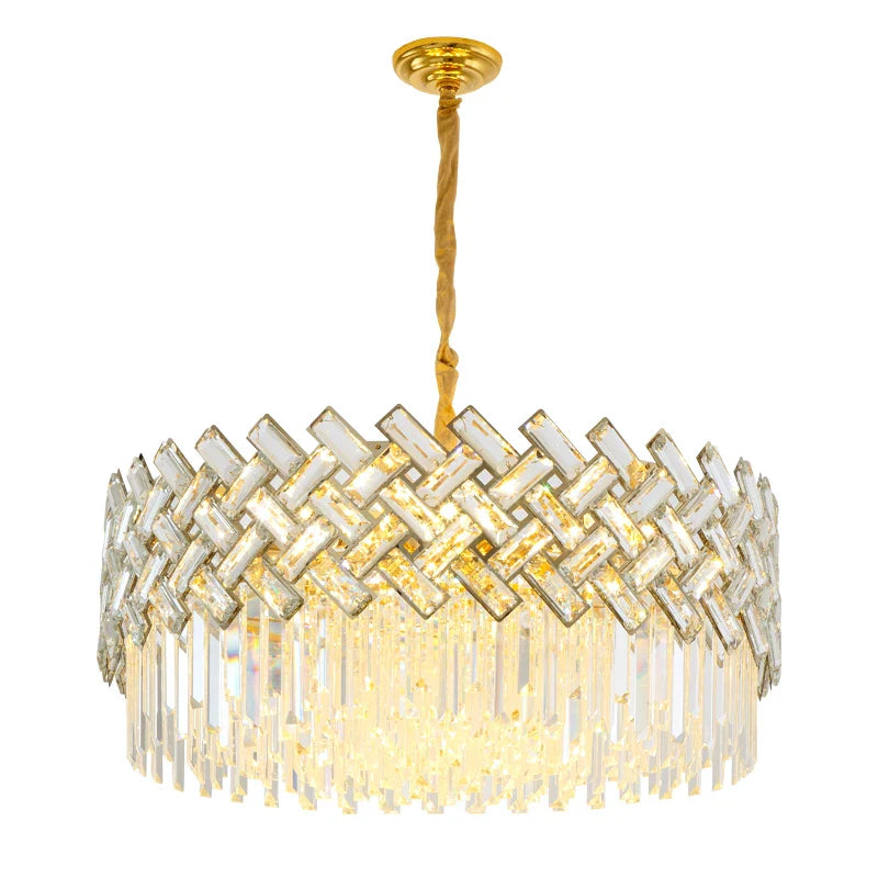 Afralia™ Crystal Chandelier Pendant Lights, Modern Luxury Ceiling Lamp for Home Decoration