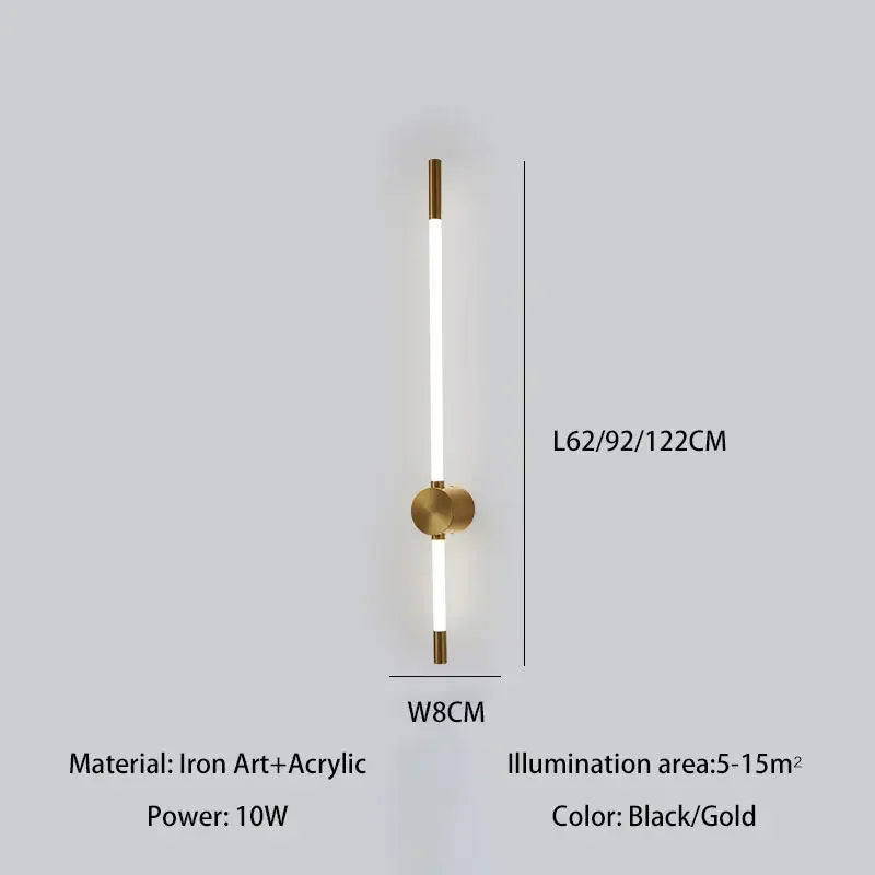 Afralia™ LED Bright Wall Lamp for Bedroom, Living Room, and Corridor