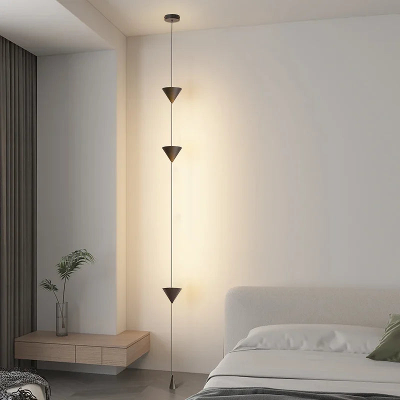 Afralia™ Black LED Pendant Light for Modern Home Decor & Lighting in Living Room & Bedroom