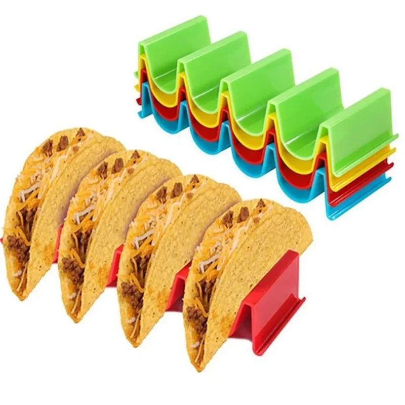 Afralia™ Wave Taco Cake Pancake Rack - Creative Tortilla Holder for Cafes