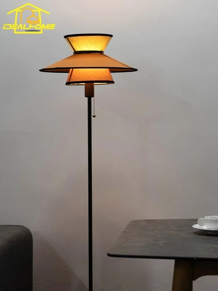 Afralia™ French Design Vertical Floor Lamp for Cozy Living Spaces