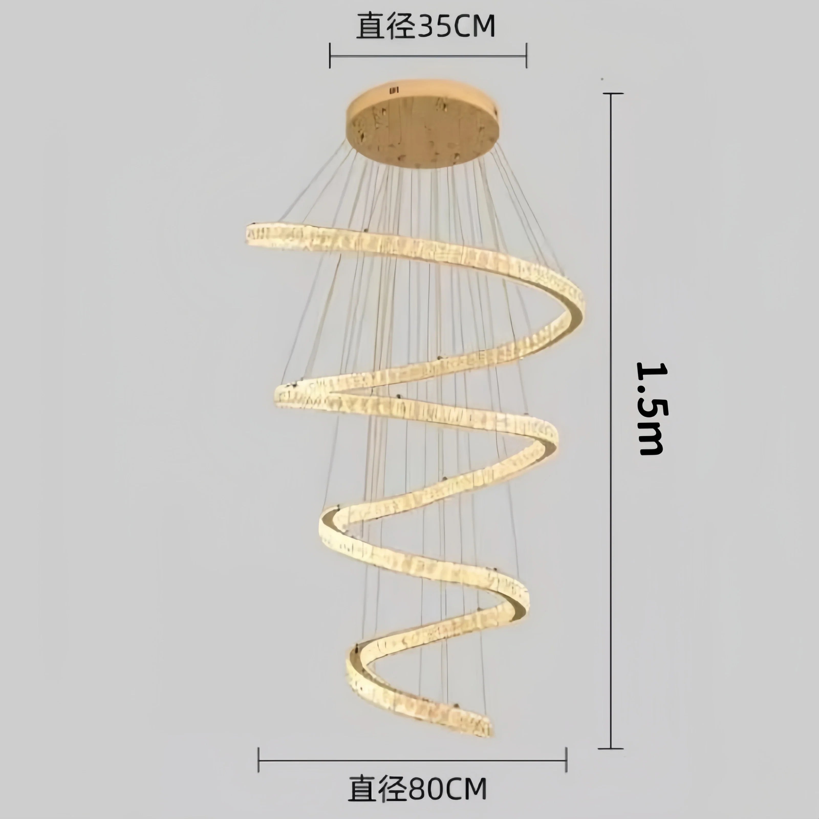 Afralia™ Crystal Pendant Chandelier for Living & Dining Room Lighting