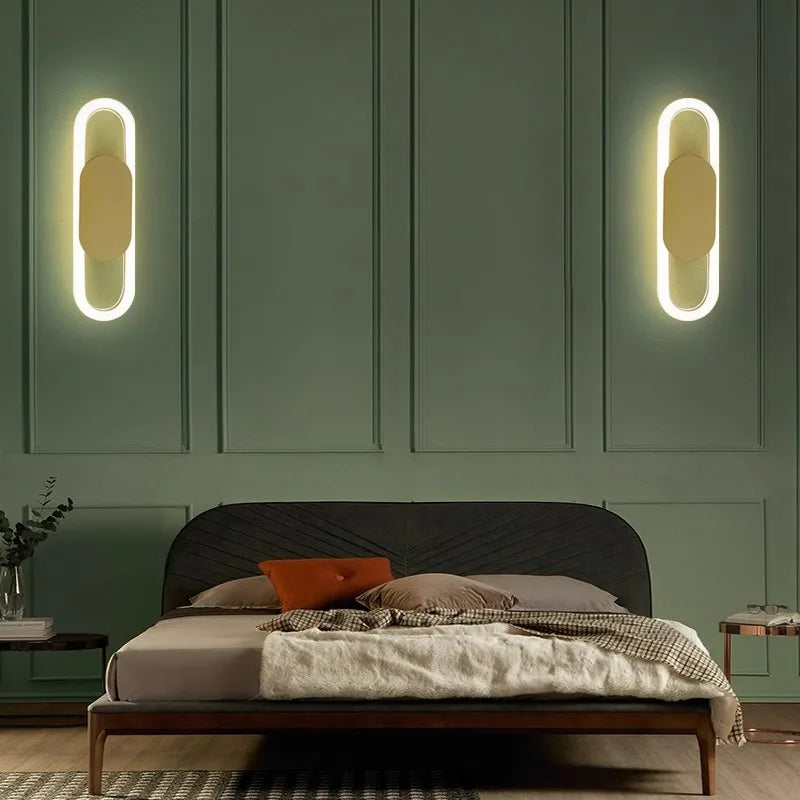 Afralia™ LED Wall Light: Modern, Creative & Nordic Style for Bedroom, Corridor & Background Walls