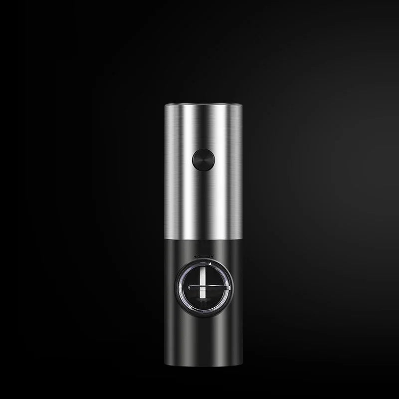 Afralia™ Rechargeable Electric Salt Pepper Grinder Set Stainless Steel Automatic Mill