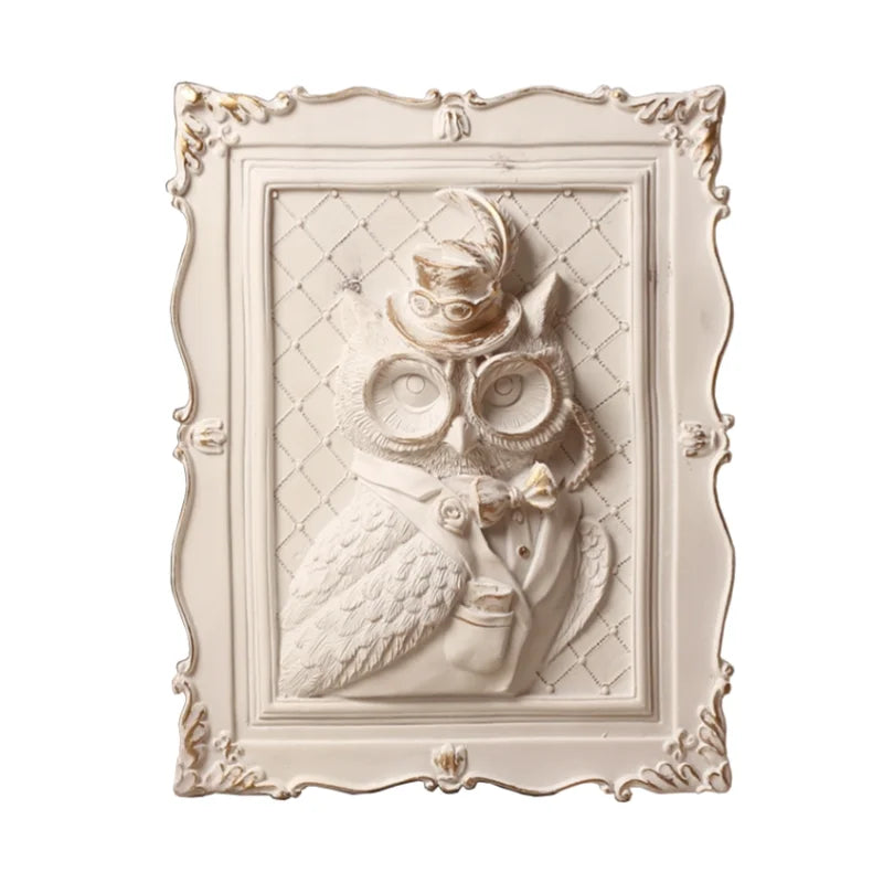 Afralia™ Earl Cat Resin Pendant Wall Decoration Frame for a Whimsical Touch.