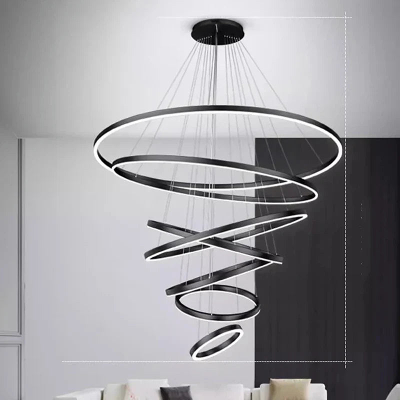 Afralia™ Modern Pendant Lights Indoor Dining Room Chandelier Ceiling Lamp