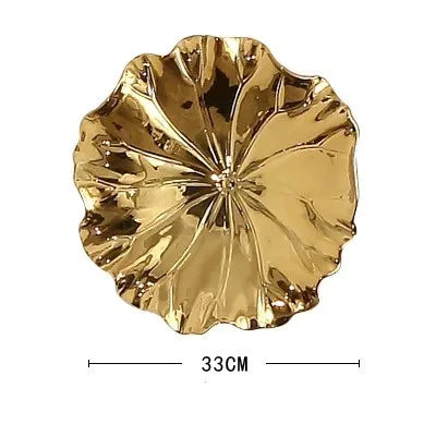 Afralia™ Ceramic Goldfish Lotus Leaf Wall Decoration Set