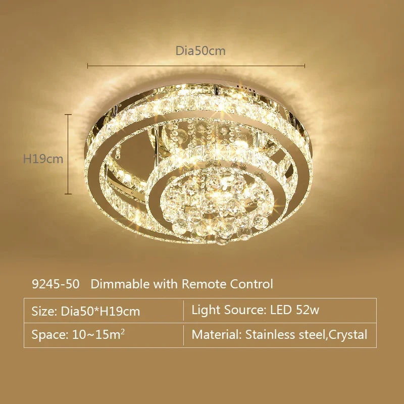 Afralia™ Heart Shaped Crystal LED Ceiling Light - Modern Chandelier Fixture for Living Room