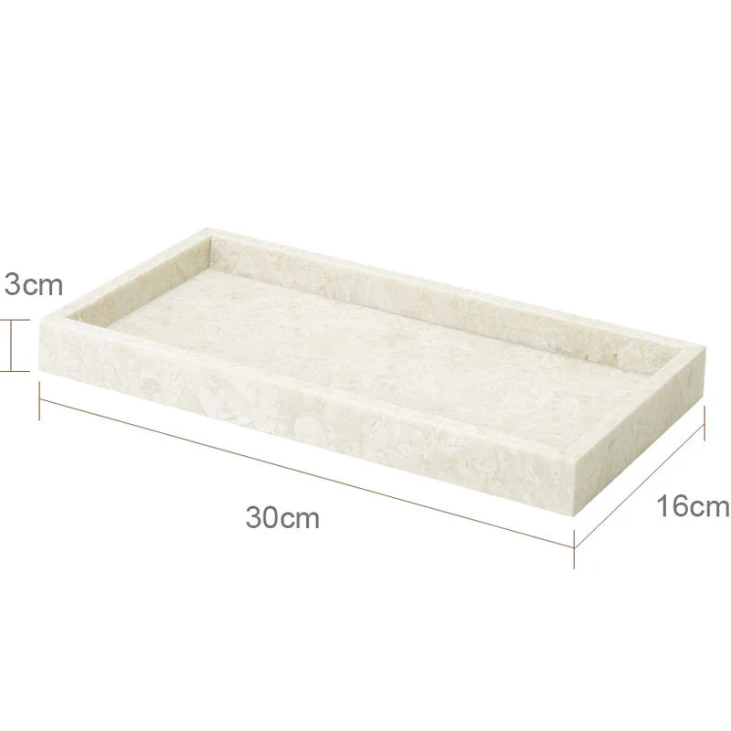 Afralia™ Marble Bathroom Accessories Set