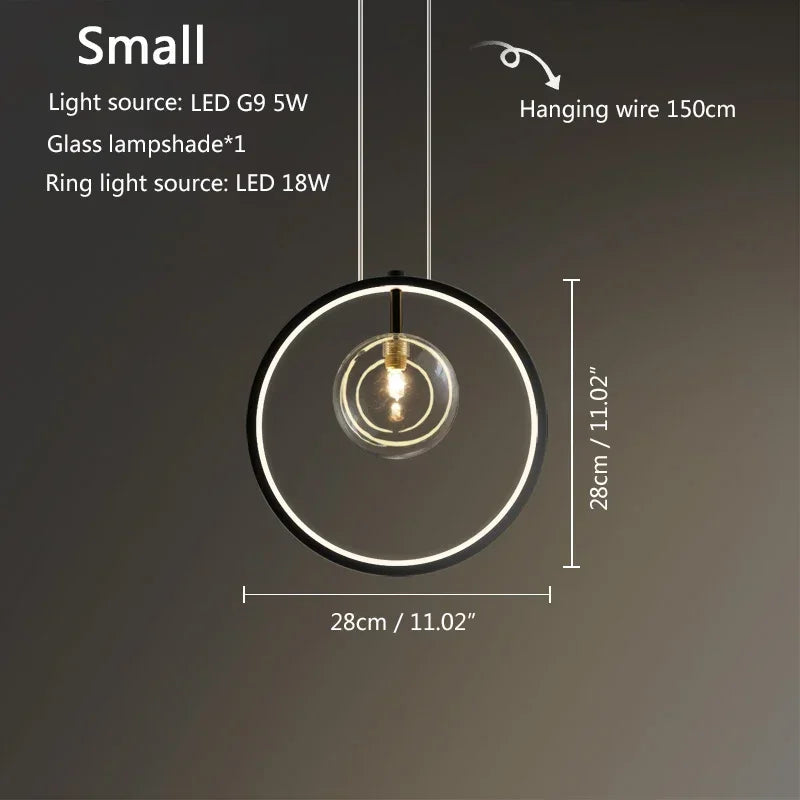 Afralia™ Modern Metal Chandelier with Clear Glass Bubbles - 7-Light G9 Fixture for Home Living Room