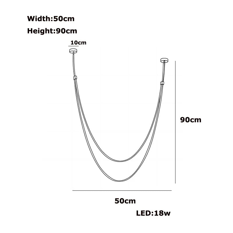 Afralia™ Leather Strap LED Pendant Lighting for Modern Simplicity Home Decor