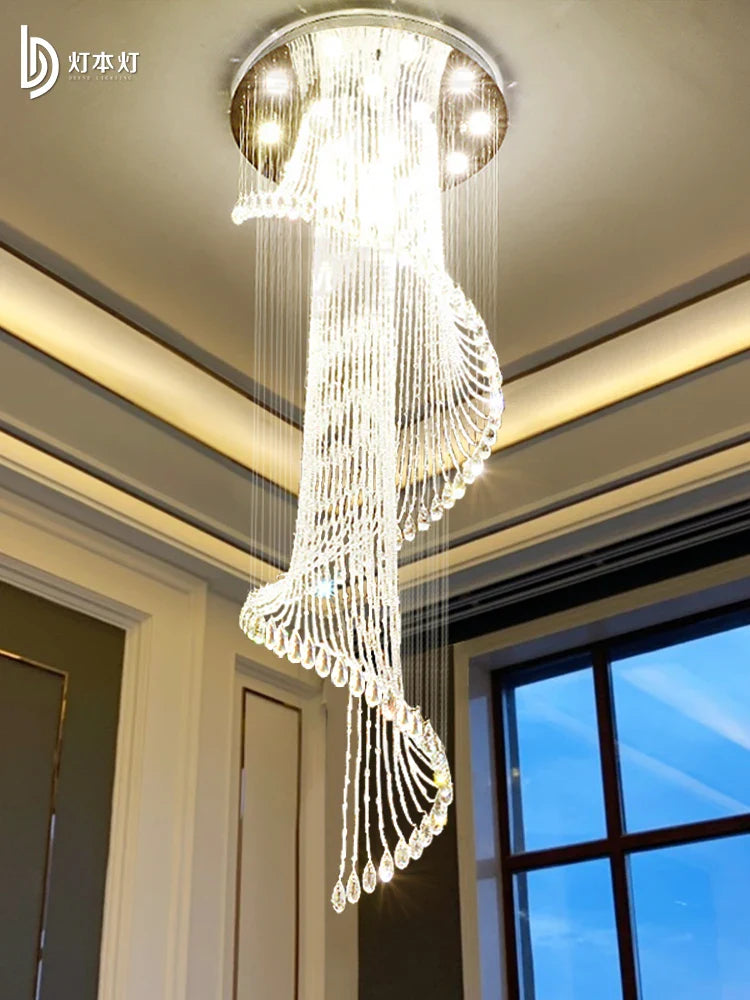 Afralia™ Rotating Villa Hollow Pendant Light