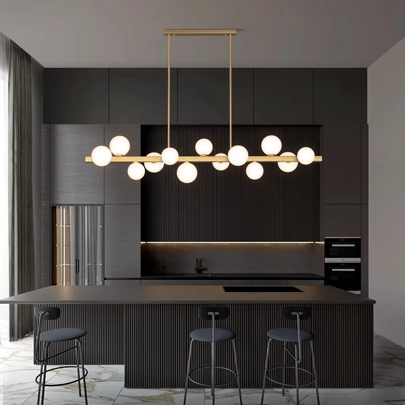 Afralia™ Modern LED Pendant Chandeliers for Living and Dining Room, Indoor Hanging Light