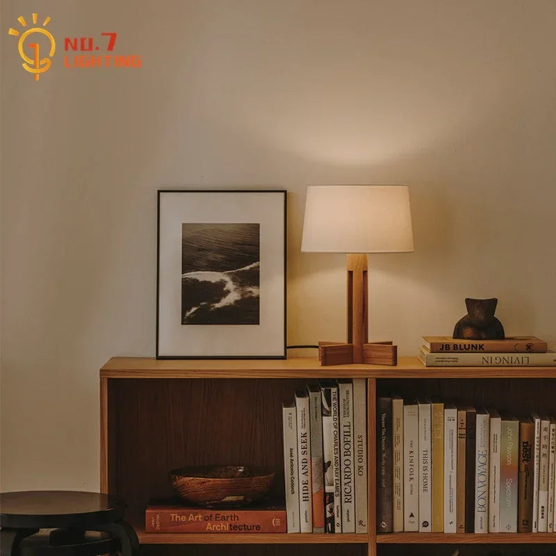 Afralia™ Zen Wood Floor Lamp LED E27 for Living Room Bedroom Sofas Zen Art Decor